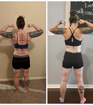 Before and after picuture