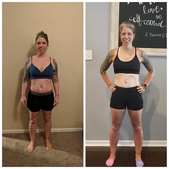 Before and after picture