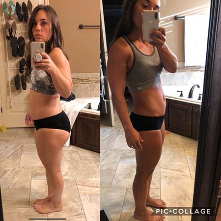 Before and after picture